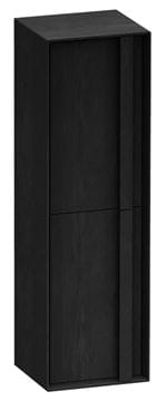 DURAVIT OCAVO nízká skříňka 40x36x132 cm, 2 dvířka, panty vlevo, černý dub