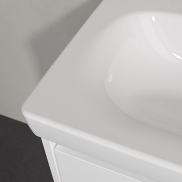VILLEROY & BOCH SKYLA umyvadlo 60 cm, s otvorem pro baterii, bez přepadu, CeramicPlus, alpská bílá 5A5161R1 Obrázek - fotka