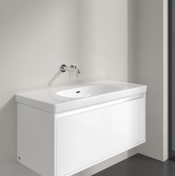 VILLEROY & BOCH SKYLA umyvadlo 100 cm, s přepadem, CeramicPlus, alpská bílá 5A51A6R1 Obrázek - fotka