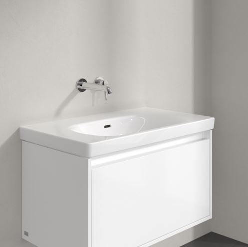 VILLEROY & BOCH SKYLA umyvadlo 80 cm, s přepadem, alpská bílá 5A518201 Obrázek - fotka