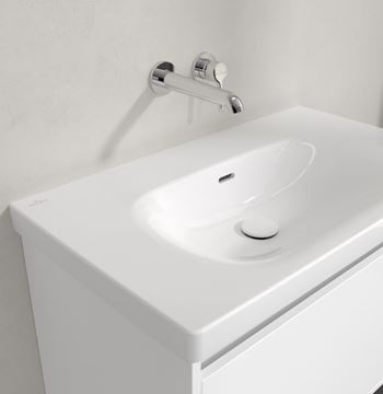 VILLEROY & BOCH SKYLA umyvadlo 80 cm, s přepadem, CeramicPlus, alpská bílá 5A5182R1 Obrázek - fotka