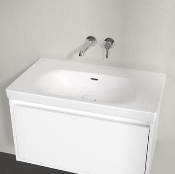 VILLEROY & BOCH SKYLA umyvadlo 80 cm, s přepadem, CeramicPlus, alpská bílá 5A5182R1 Obrázek - fotka