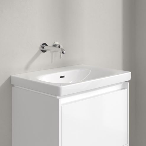 VILLEROY & BOCH SKYLA umyvadlo 65 cm, s přepadem, CeramicPlus, alpská bílá 5A5167R1 Obrázek - fotka