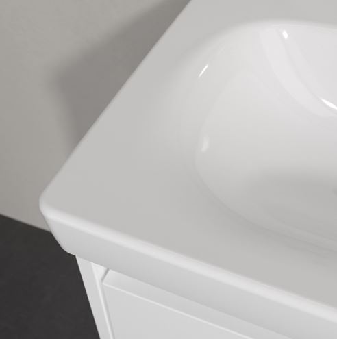 VILLEROY & BOCH SKYLA umyvadlo 55 cm, s přepadem, alpská bílá 5A515701 Obrázek - fotka