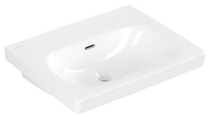 VILLEROY & BOCH SKYLA umyvadlo 55 cm, s přepadem, CeramicPlus, alpská bílá