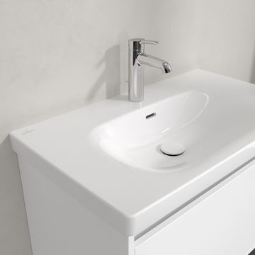VILLEROY & BOCH SKYLA umyvadlo 80 cm, s otvorem pro baterii a přepadem, CeramicPlus, alpská bílá 5A5180R1 Obrázek - fotka