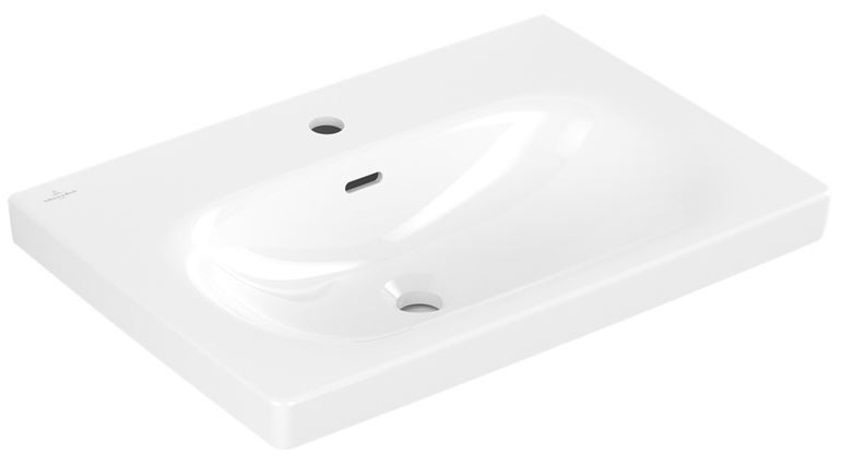 VILLEROY & BOCH SKYLA umyvadlo 65 cm, s otvorem pro baterii a přepadem, alpská bílá 5A516501 Obrázek - Hlavní obrázek