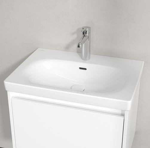 VILLEROY & BOCH SKYLA umyvadlo 65 cm, s otvorem pro baterii a přepadem, CeramicPlus, alpská bílá 5A5165R1 Obrázek - fotka