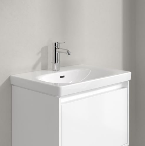 VILLEROY & BOCH SKYLA umyvadlo 60 cm, s otvorem pro baterii a přepadem, CeramicPlus, alpská bílá 5A5160R1 Obrázek - fotka