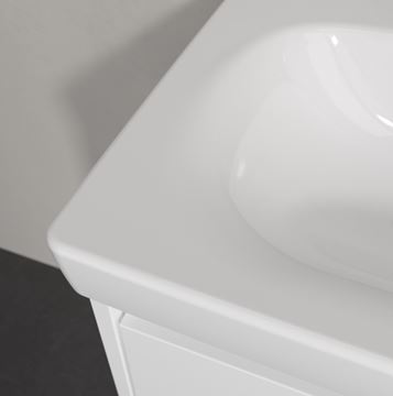VILLEROY & BOCH SKYLA umyvadlo 55 cm, s otvorem pro baterii a přepadem, alpská bílá 5A515501 Obrázek - fotka