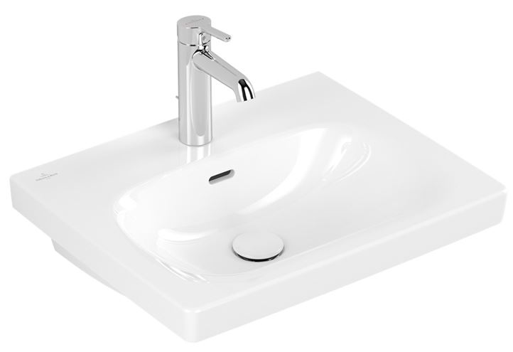 VILLEROY & BOCH SKYLA umyvadlo 55 cm, s otvorem pro baterii a přepadem, alpská bílá 5A515501 Obrázek - fotka