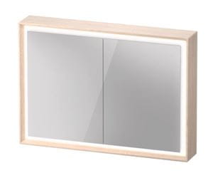 DURAVIT OCAVO zrcadlová skříňka 102x72x16 cm, osvětlení s regulací stmívání a el. zásuvkou, dřevo, světlý dub