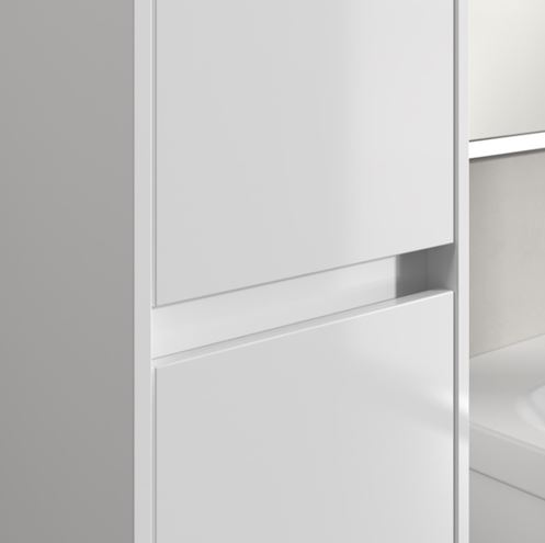 VILLEROY & BOCH SKYLA vysoká skříňka 35x34,8x170 cm, 2 dvířka, panty vlevo, brilliant white C80100VE Obrázek - fotka
