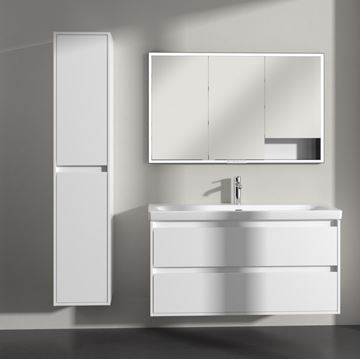 VILLEROY & BOCH SKYLA vysoká skříňka 35x34,8x170 cm, 2 dvířka, panty vlevo, brilliant white C80100VE Obrázek - fotka