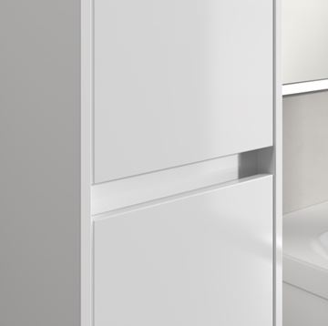 VILLEROY & BOCH SKYLA vysoká skříňka 35x34,8x170 cm, 2 dvířka, panty vpravo, brilliant white C80101VE Obrázek - fotka