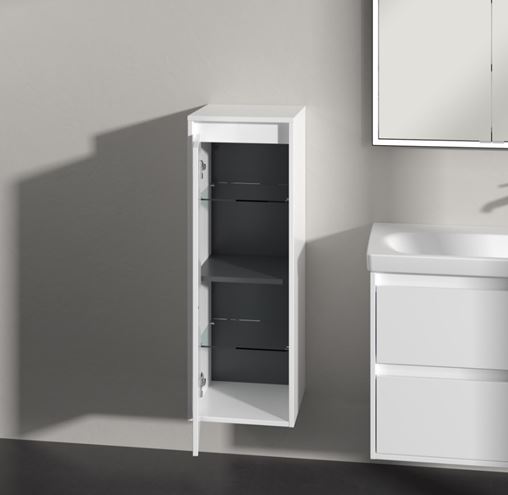 VILLEROY & BOCH SKYLA nízká skříňka 35x34,8x100 cm, 1 dvířka, panty vlevo, brilliant white C80200VE Obrázek - fotka