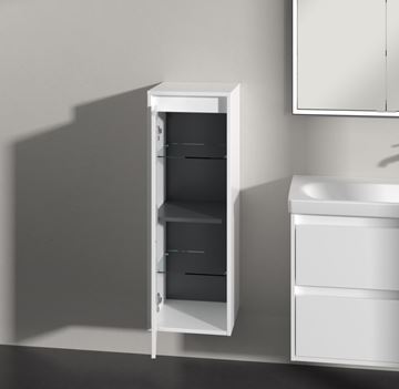 VILLEROY & BOCH SKYLA nízká skříňka 35x34,8x100 cm, 1 dvířka, panty vlevo, brilliant white C80200VE Obrázek - fotka
