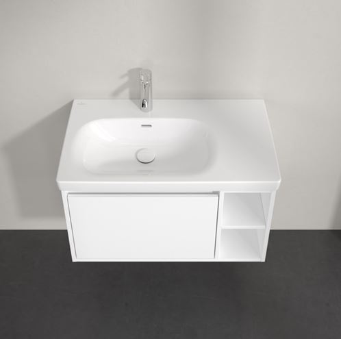 VILLEROY & BOCH SKYLA skříňka pod umyvadlo 77,2x43,9x43,6 cm, 1 zásuvka, 2 police, brilliant white C78800VE Obrázek - fotka