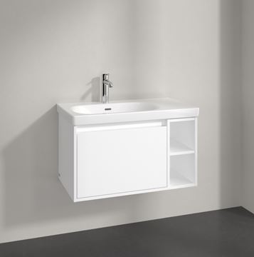 VILLEROY & BOCH SKYLA skříňka pod umyvadlo 77,2x43,9x43,6 cm, 1 zásuvka, 2 police, brilliant white C78800VE Obrázek - fotka