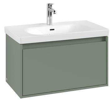 VILLEROY & BOCH SKYLA skříňka pod umyvadlo 77,2x43,9x43,6 cm, 1 zásuvka, soft green