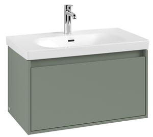 VILLEROY & BOCH SKYLA skříňka pod umyvadlo 77,2x43,9x43,6 cm, 1 zásuvka, soft green