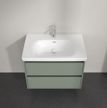 VILLEROY & BOCH SKYLA skříňka pod umyvadlo 77,2x43,9x59,6 cm, 2 zásuvky, soft green C79600AF Obrázek - fotka