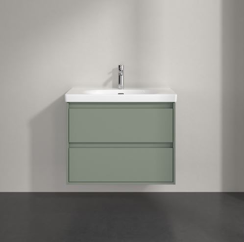 VILLEROY & BOCH SKYLA skříňka pod umyvadlo 77,2x43,9x59,6 cm, 2 zásuvky, soft green C79600AF Obrázek - fotka