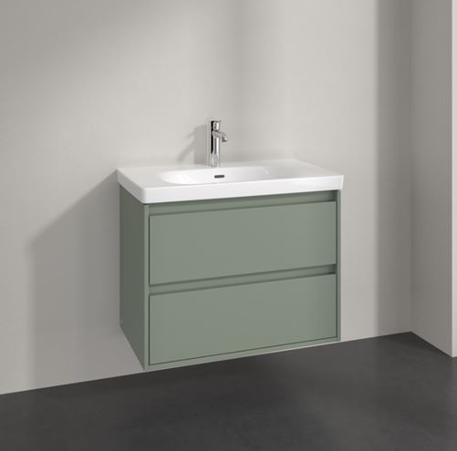 VILLEROY & BOCH SKYLA skříňka pod umyvadlo 77,2x43,9x59,6 cm, 2 zásuvky, soft green C79600AF Obrázek - fotka