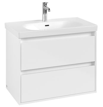 VILLEROY & BOCH SKYLA skříňka pod umyvadlo 77,2x43,9x59,6 cm, 2 zásuvky, brilliant white
