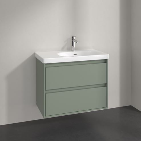 VILLEROY & BOCH SKYLA skříňka pod umyvadlo 77,2x43,9x59,6 cm, 2 zásuvky, soft green C79700AF Obrázek - fotka