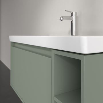 VILLEROY & BOCH SKYLA skříňka pod umyvadlo 97,2x43,9x43,6 cm, 1 zásuvka, 2 police, soft green C79100AF Obrázek - fotka