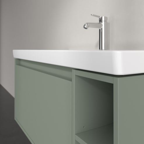 VILLEROY & BOCH SKYLA skříňka pod umyvadlo 97,2x43,9x43,6 cm, 1 zásuvka, 2 police, soft green C79100AF Obrázek - fotka