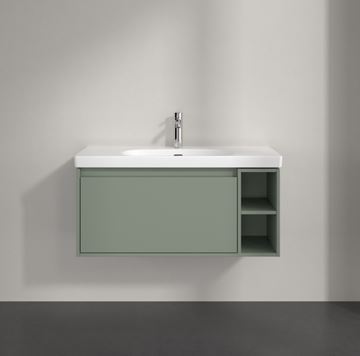 VILLEROY & BOCH SKYLA skříňka pod umyvadlo 97,2x43,9x43,6 cm, 1 zásuvka, 2 police, soft green C79100AF Obrázek - fotka