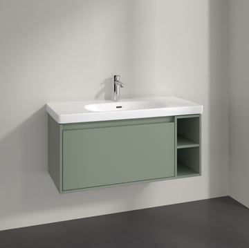 VILLEROY & BOCH SKYLA skříňka pod umyvadlo 97,2x43,9x43,6 cm, 1 zásuvka, 2 police, soft green C79100AF Obrázek - fotka