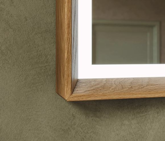 DURAVIT OCAVO zrcadlo 68x73 cm, s osvětlením, s vyhříváním OC72210H5H50000 Obrázek - fotka