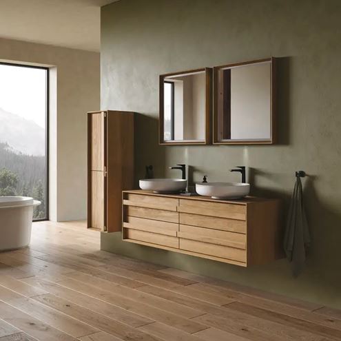 DURAVIT OCAVO zrcadlo 68x73 cm, s osvětlením, s vyhříváním OC72210H5H50000 Obrázek - fotka