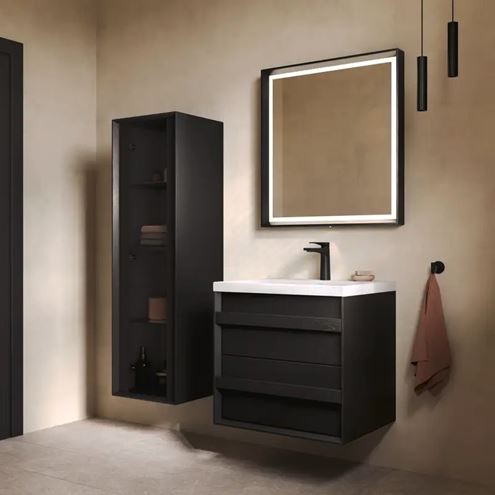 DURAVIT OCAVO zrcadlo 68x73 cm, s osvětlením, s vyhříváním OC72210H6H60000 Obrázek - fotka
