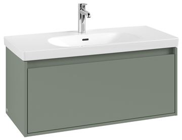 VILLEROY & BOCH SKYLA skříňka pod umyvadlo 97,2x43,9x43,6 cm, 1 zásuvka, soft green