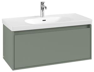 VILLEROY & BOCH SKYLA skříňka pod umyvadlo 97,2x43,9x43,6 cm, 1 zásuvka, soft green