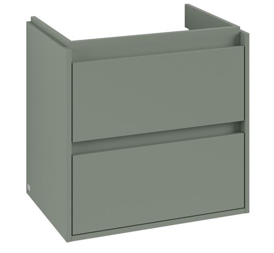 VILLEROY & BOCH SKYLA skříňka pod umyvadlo 62,2x43,9x59,6 cm, 2 zásuvky, soft green C79500AF Obrázek - fotka