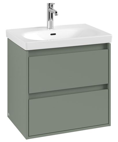 VILLEROY & BOCH SKYLA skříňka pod umyvadlo 62,2x43,9x59,6 cm, 2 zásuvky, soft green C79500AF Obrázek - Hlavní obrázek