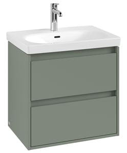 VILLEROY & BOCH SKYLA skříňka pod umyvadlo 62,2x43,9x59,6 cm, 2 zásuvky, soft green