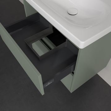 VILLEROY & BOCH SKYLA skříňka pod umyvadlo 62,2x43,9x59,6 cm, 2 zásuvky, soft green C79500AF Obrázek - fotka