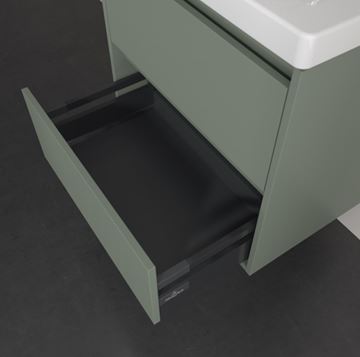 VILLEROY & BOCH SKYLA skříňka pod umyvadlo 62,2x43,9x59,6 cm, 2 zásuvky, soft green C79500AF Obrázek - fotka