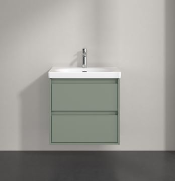 VILLEROY & BOCH SKYLA skříňka pod umyvadlo 62,2x43,9x59,6 cm, 2 zásuvky, soft green C79500AF Obrázek - fotka