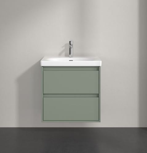 VILLEROY & BOCH SKYLA skříňka pod umyvadlo 62,2x43,9x59,6 cm, 2 zásuvky, soft green C79500AF Obrázek - fotka