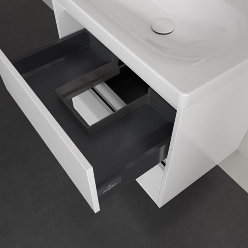 VILLEROY & BOCH SKYLA skříňka pod umyvadlo 62,2x43,9x59,6 cm, 2 zásuvky,  brilliant white C79500VE Obrázek - fotka