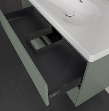 VILLEROY & BOCH SKYLA skříňka pod umyvadlo 97,2x43,9x59,6 cm, 2 zásuvky, soft green C79900AF Obrázek - fotka