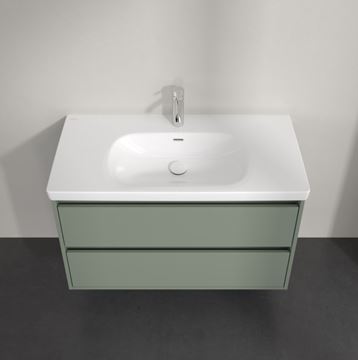 VILLEROY & BOCH SKYLA skříňka pod umyvadlo 97,2x43,9x59,6 cm, 2 zásuvky, soft green C79900AF Obrázek - fotka