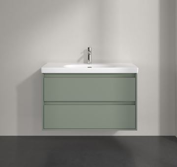 VILLEROY & BOCH SKYLA skříňka pod umyvadlo 97,2x43,9x59,6 cm, 2 zásuvky, soft green C79900AF Obrázek - fotka